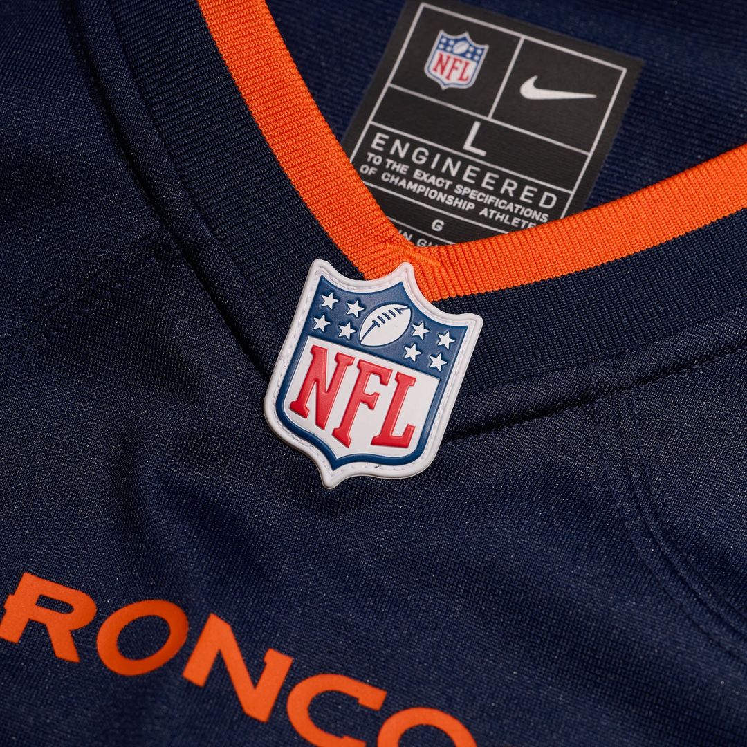 Denver Broncos Bo Nix Navy Alternate Game Jersey | NFL Football Jersey