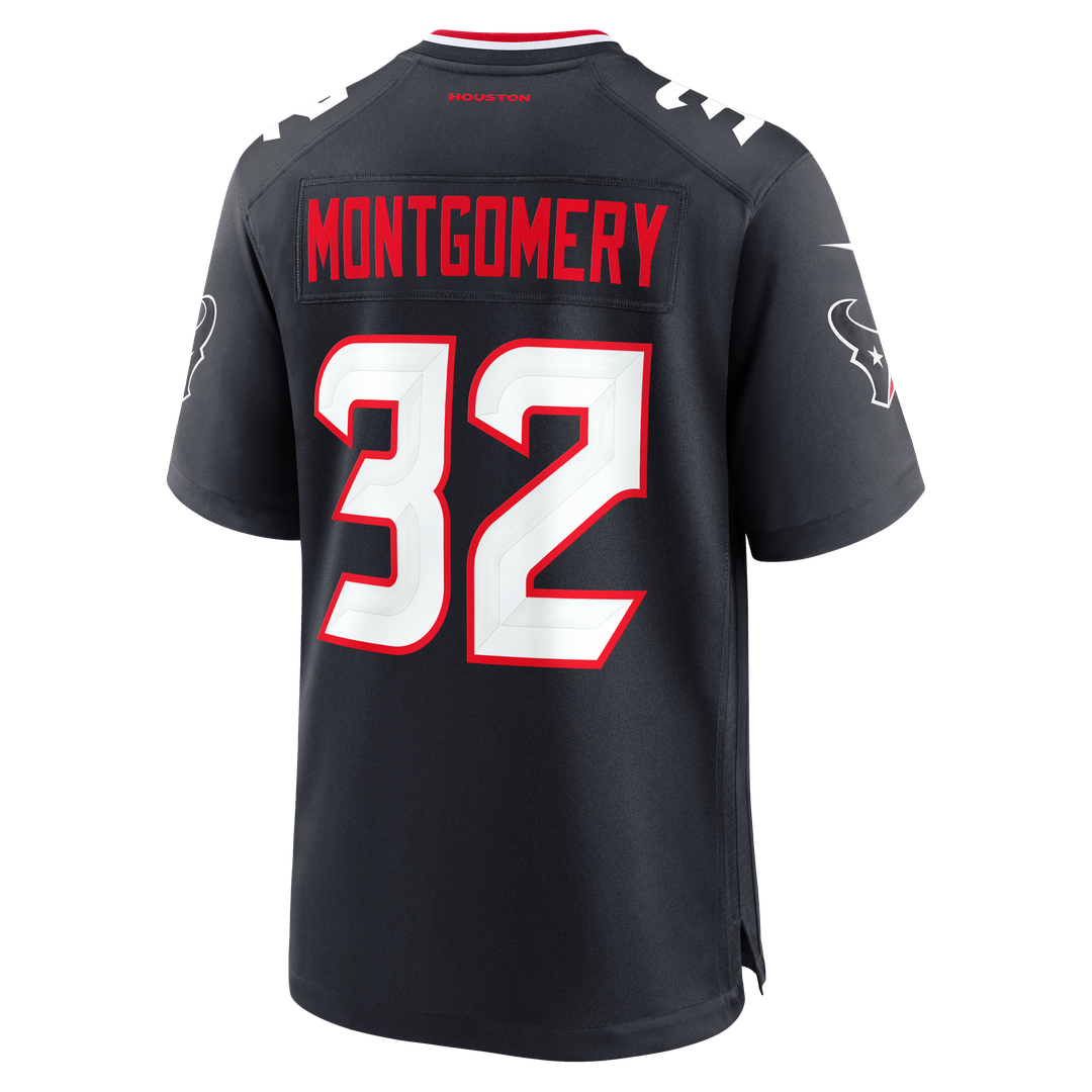 Houston Texans David Montgomery Navy Game Jersey | NFL Football Jersey
