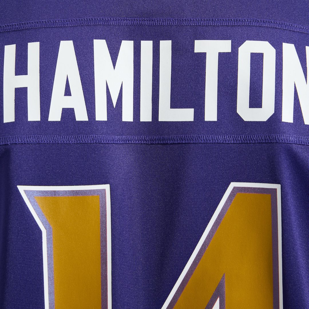 Baltimore Ravens Kyle Hamilton Black Alternate Game Jersey | NFL Football Jersey