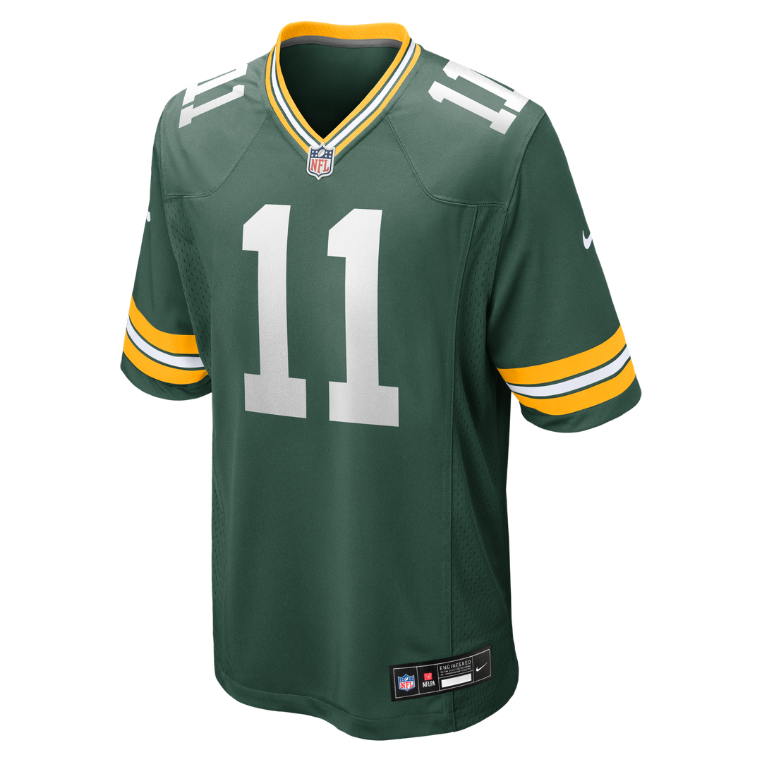 Green Bay Packers Jayden Reed Green Game Jersey | NFL Football Jersey