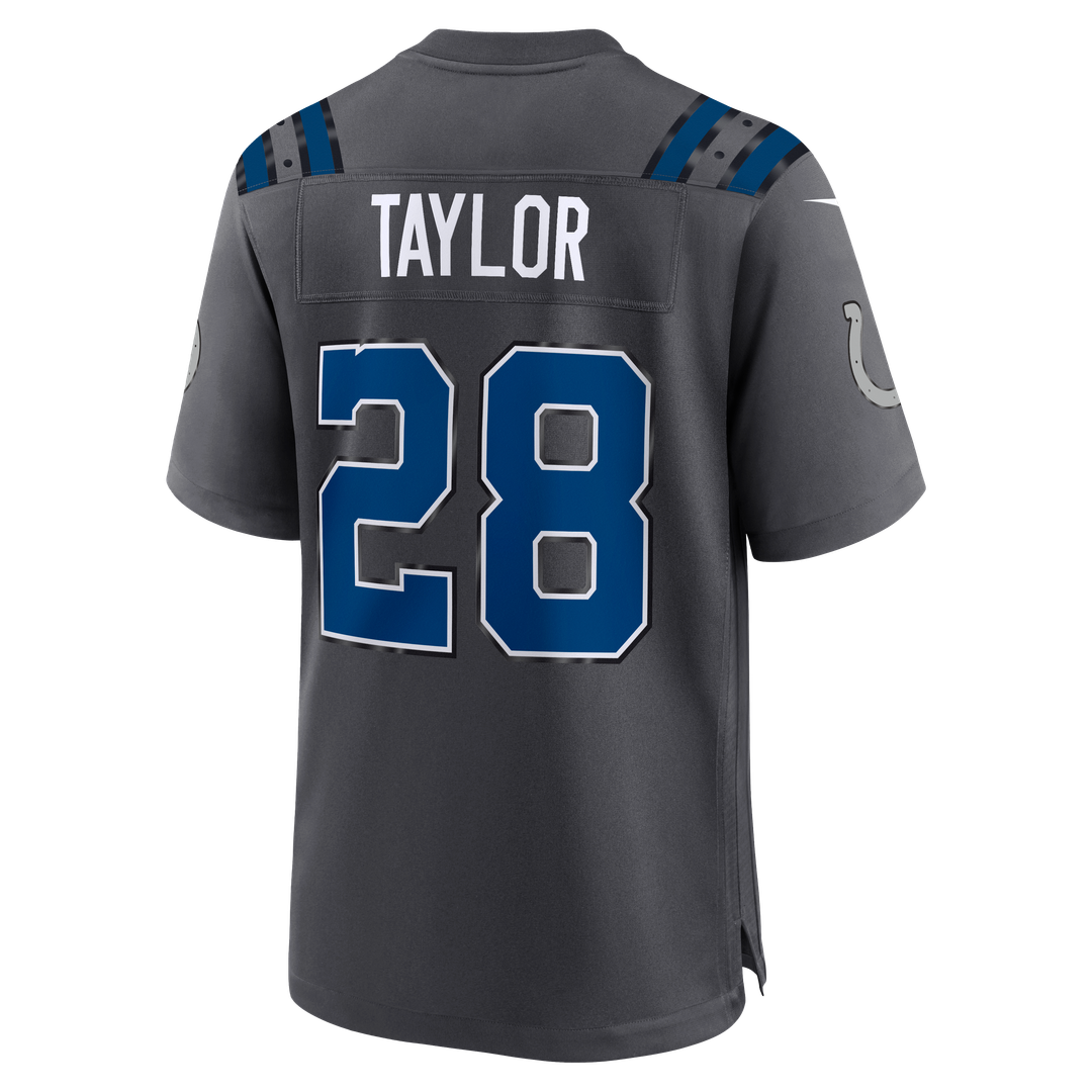 Indianapolis Colts Jonathan Taylor Anthracite 2026 Rivalries Collection Game Jersey | NFL Football Jersey