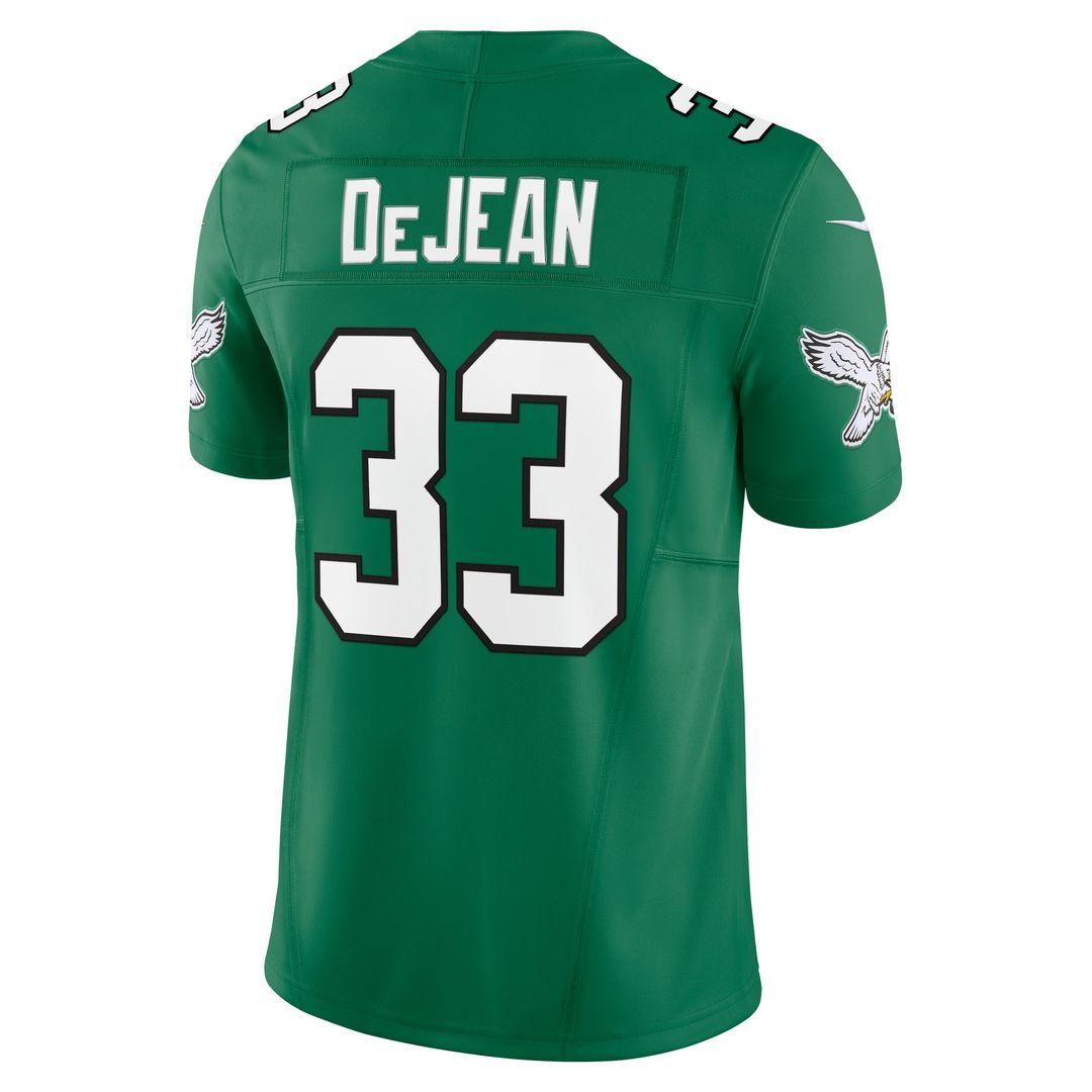 Philadelphia Eagles Cooper DeJean Kelly Green Alternate 2 Vapor F.U.S.E. Limited Jersey | NFL Football Jersey