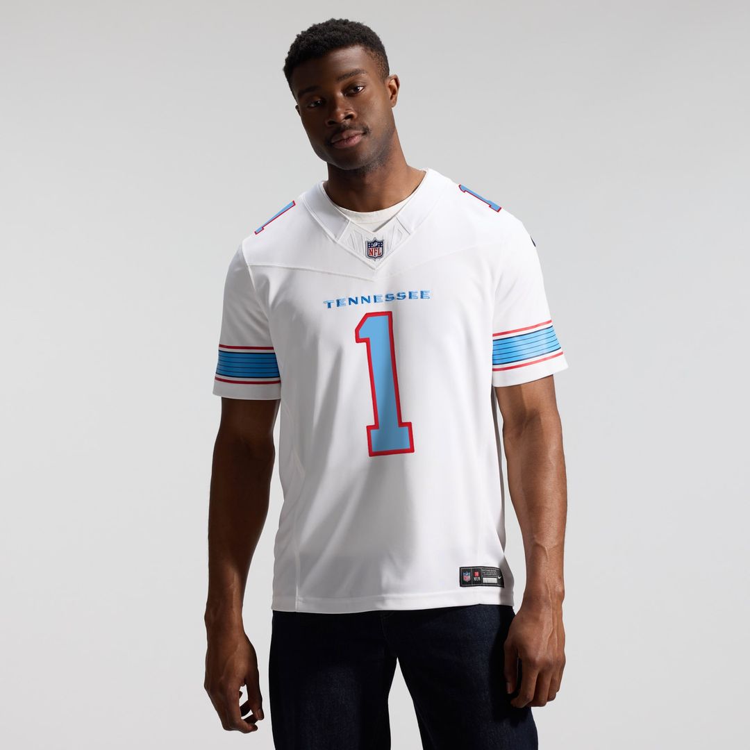 Tennessee Titans Cameron Ward Light Blue Team Vapor F.U.S.E. Stitched Limited Jersey | NFL Football Jersey