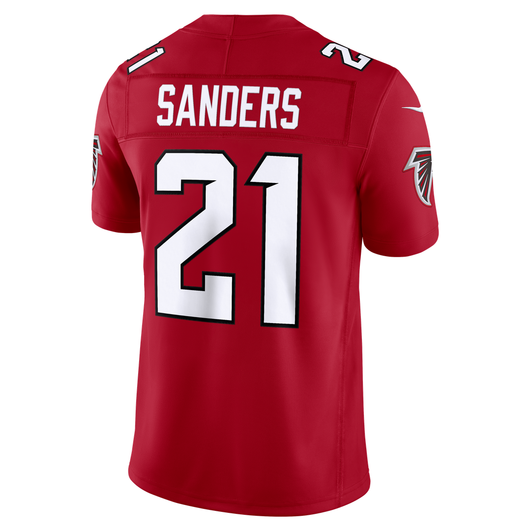 Atlanta Falcons Deion Sanders Red Team Vapor F.U.S.E. Stitched Retired Limited Jersey | NFL Football Jersey