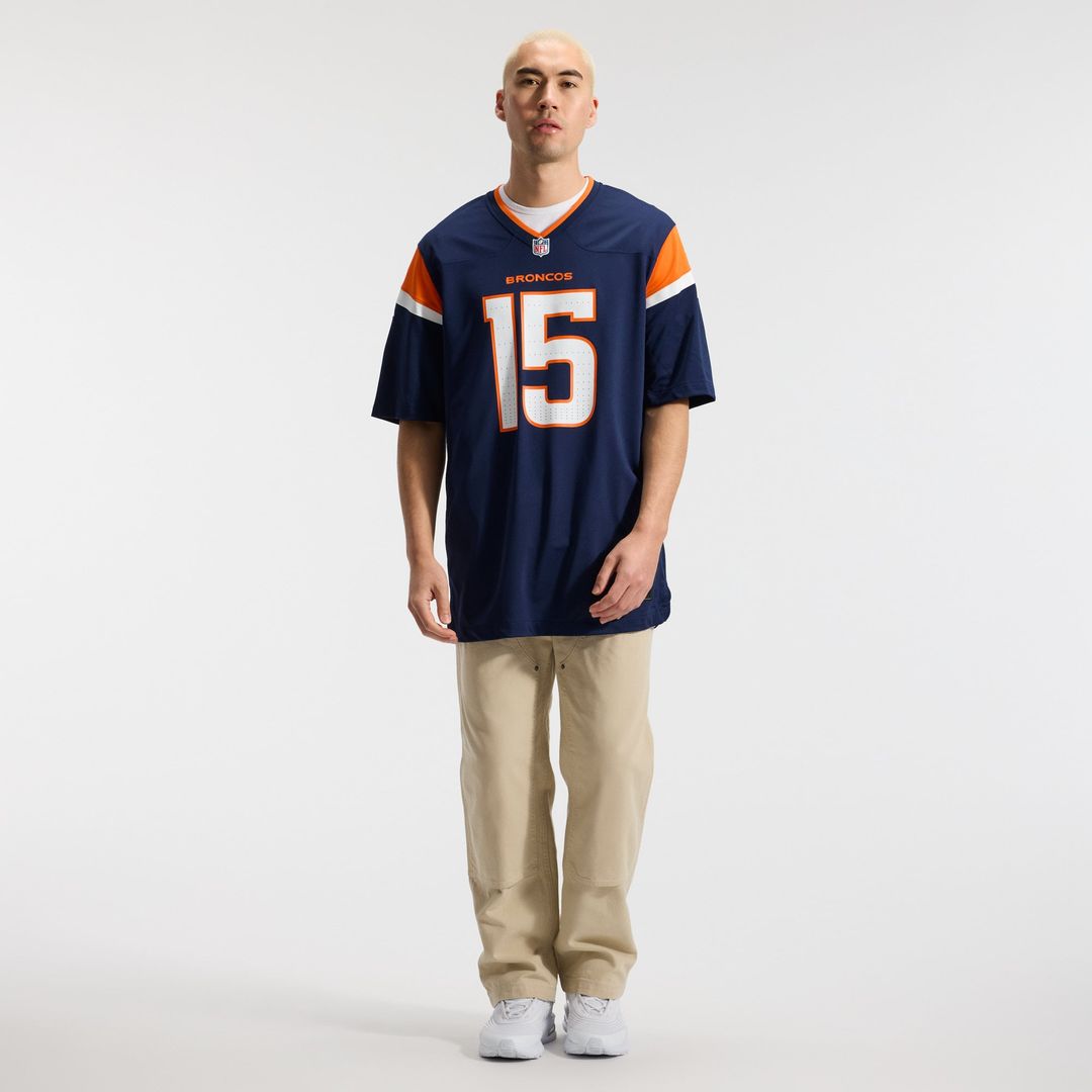 Denver Broncos Nik Bonitto Orange Team Game Jersey | NFL Football Jersey
