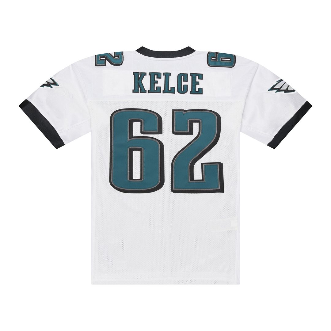 Philadelphia Eagles Jason Kelce White 2011 Authentic Throwback Jersey | NFL Football Jersey