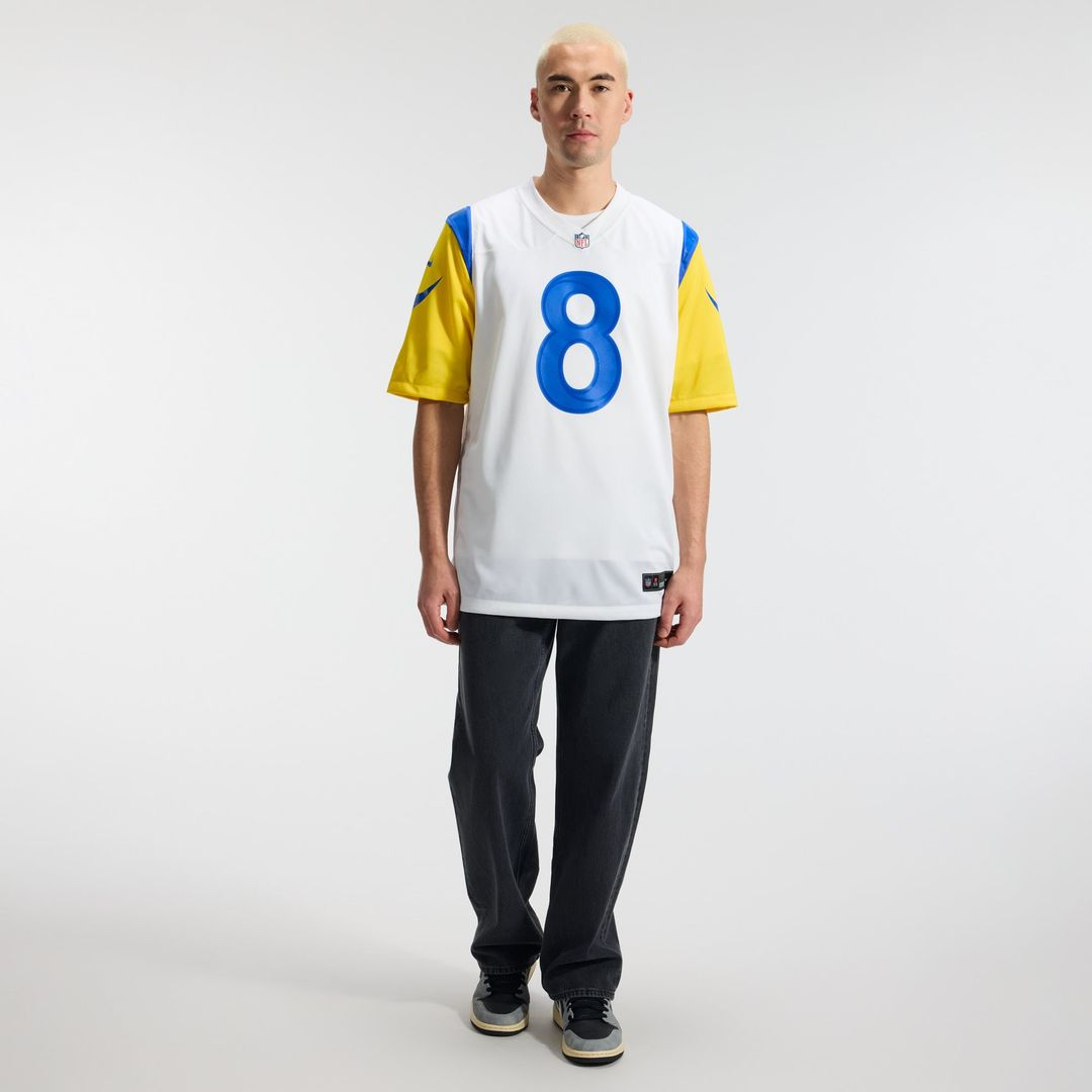 Los Angeles Rams Jared Verse White White Game Player Jersey | NFL Football Jersey