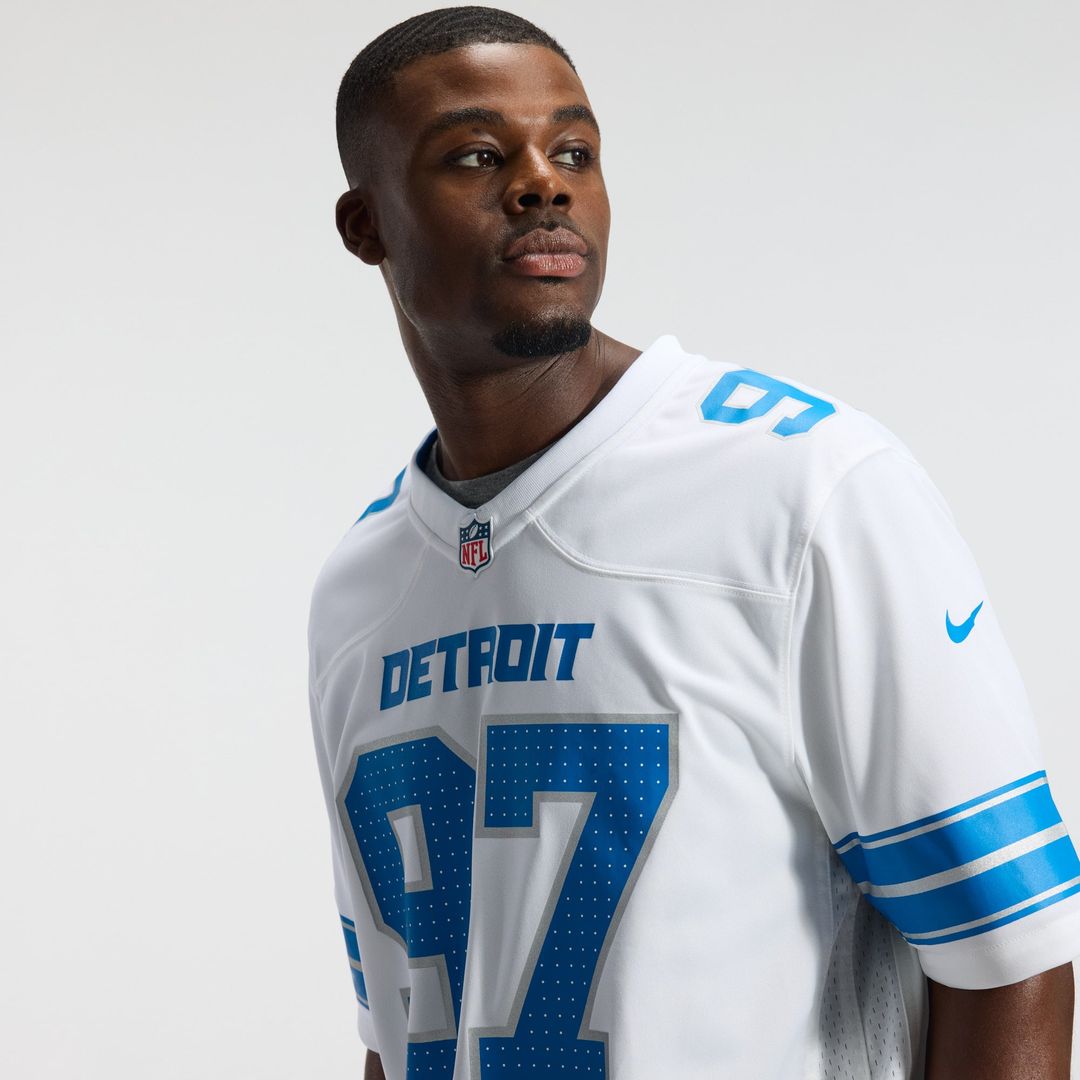 Detroit Lions Aidan Hutchinson Black 2nd Alternate Game Jersey | NFL Football Jersey