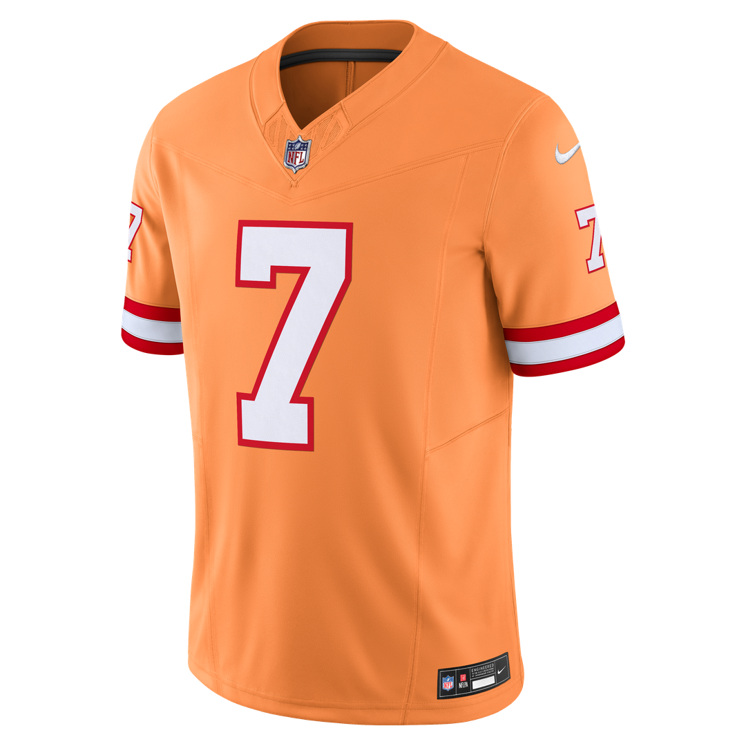'76 Tampa Bay Buccaneers Bucky Irving White Vapor F.U.S.E. Player Limited Jersey | NFL Football Jersey