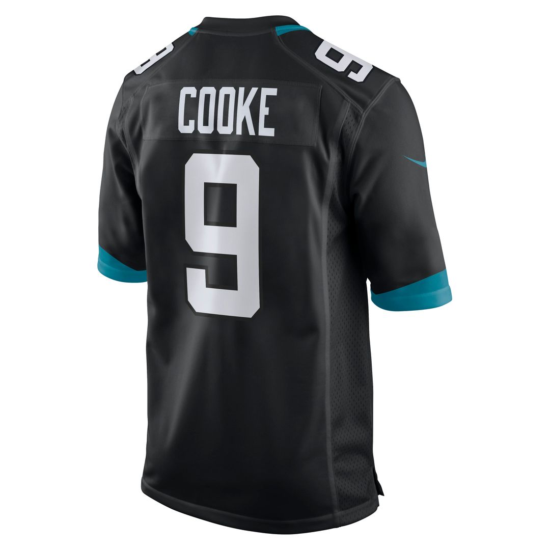 Jacksonville Jaguars Logan Cooke Black Game Jersey | NFL Football Jersey