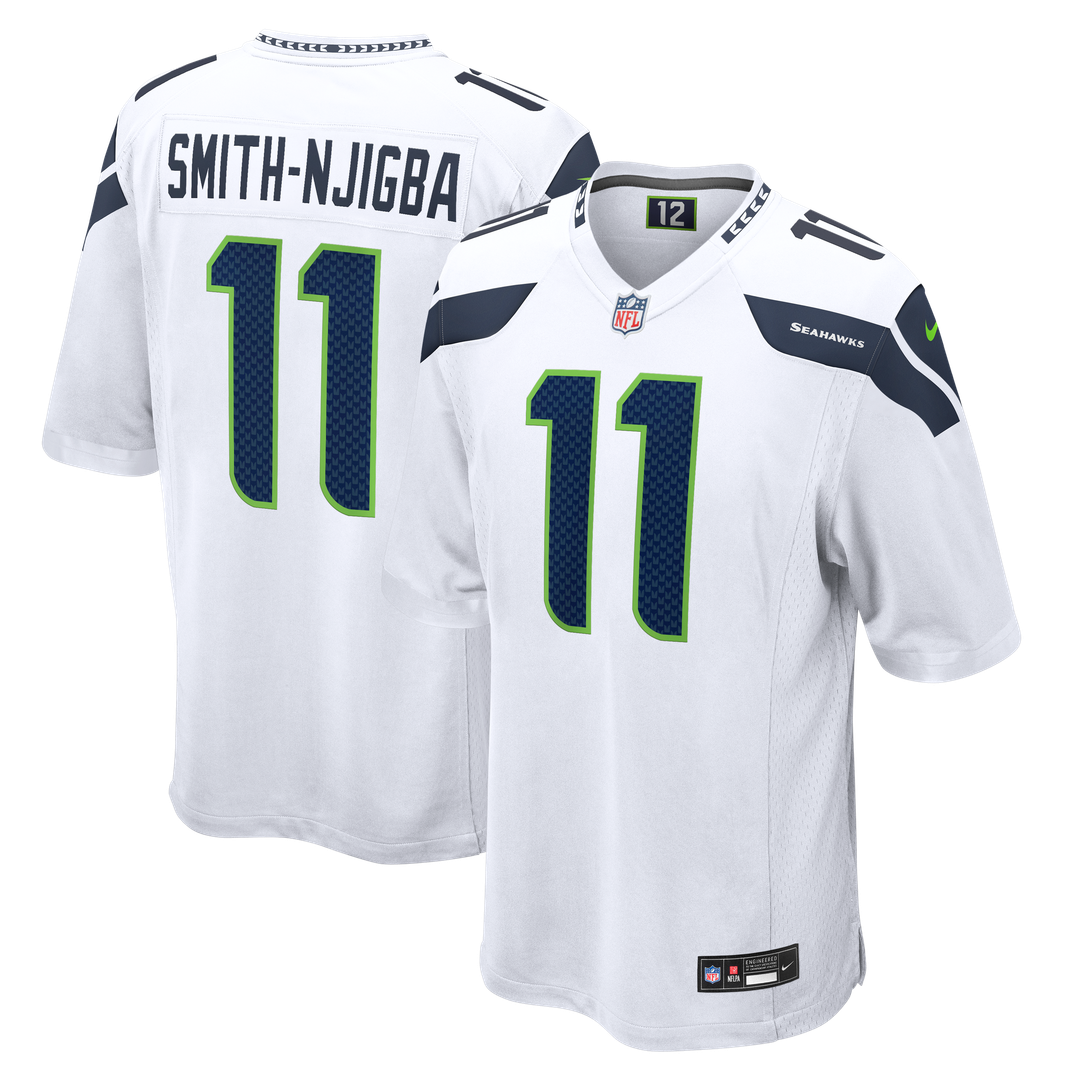 Seattle Seahawks Jaxon Smith-Njigba White Game Jersey | NFL Football Jersey