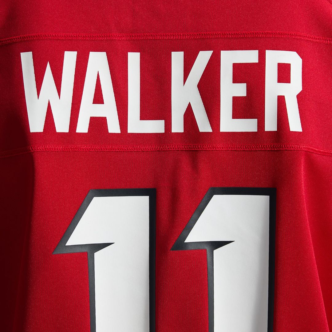 Atlanta Falcons Jalon Walker Red Game Jersey | NFL Football Jersey