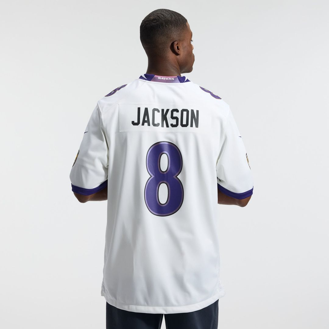 Baltimore Ravens Lamar Jackson Black Alternate Game Jersey | NFL Football Jersey