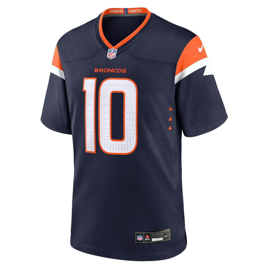 Denver Broncos Bo Nix Navy Alternate Game Jersey | NFL Football Jersey