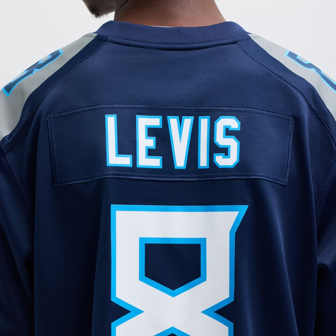 Tennessee Titans Will Levis Navy Game Jersey | NFL Football Jersey