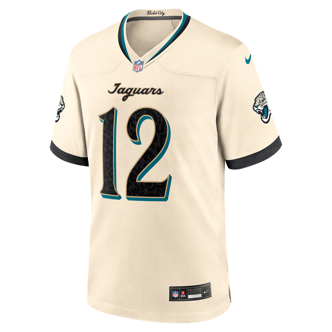 Jacksonville Jaguars Travis Hunter Natural 2026 Rivalries Collection Game Jersey | NFL Football Jersey
