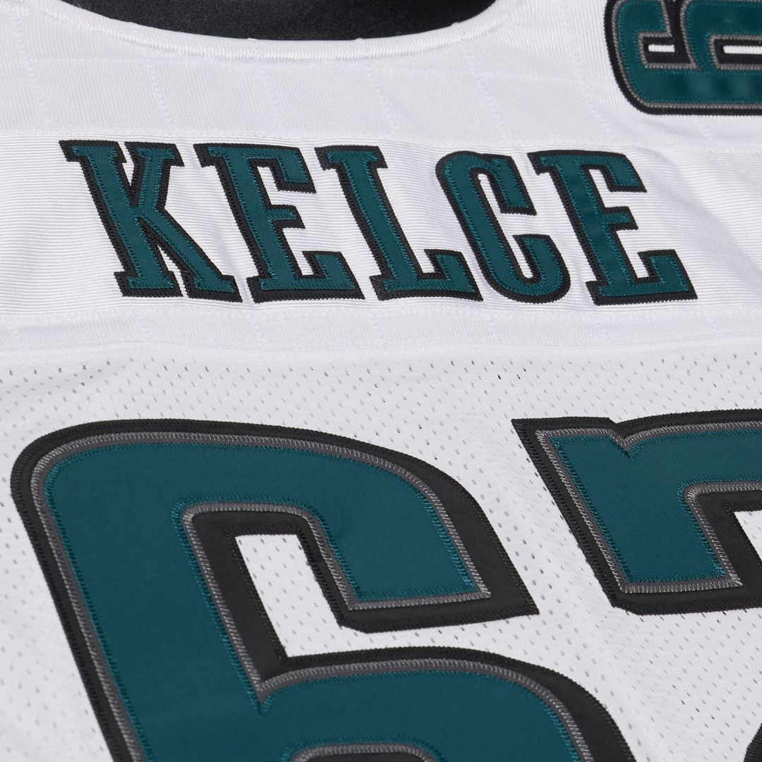 Philadelphia Eagles Jason Kelce White 2011 Authentic Throwback Jersey | NFL Football Jersey
