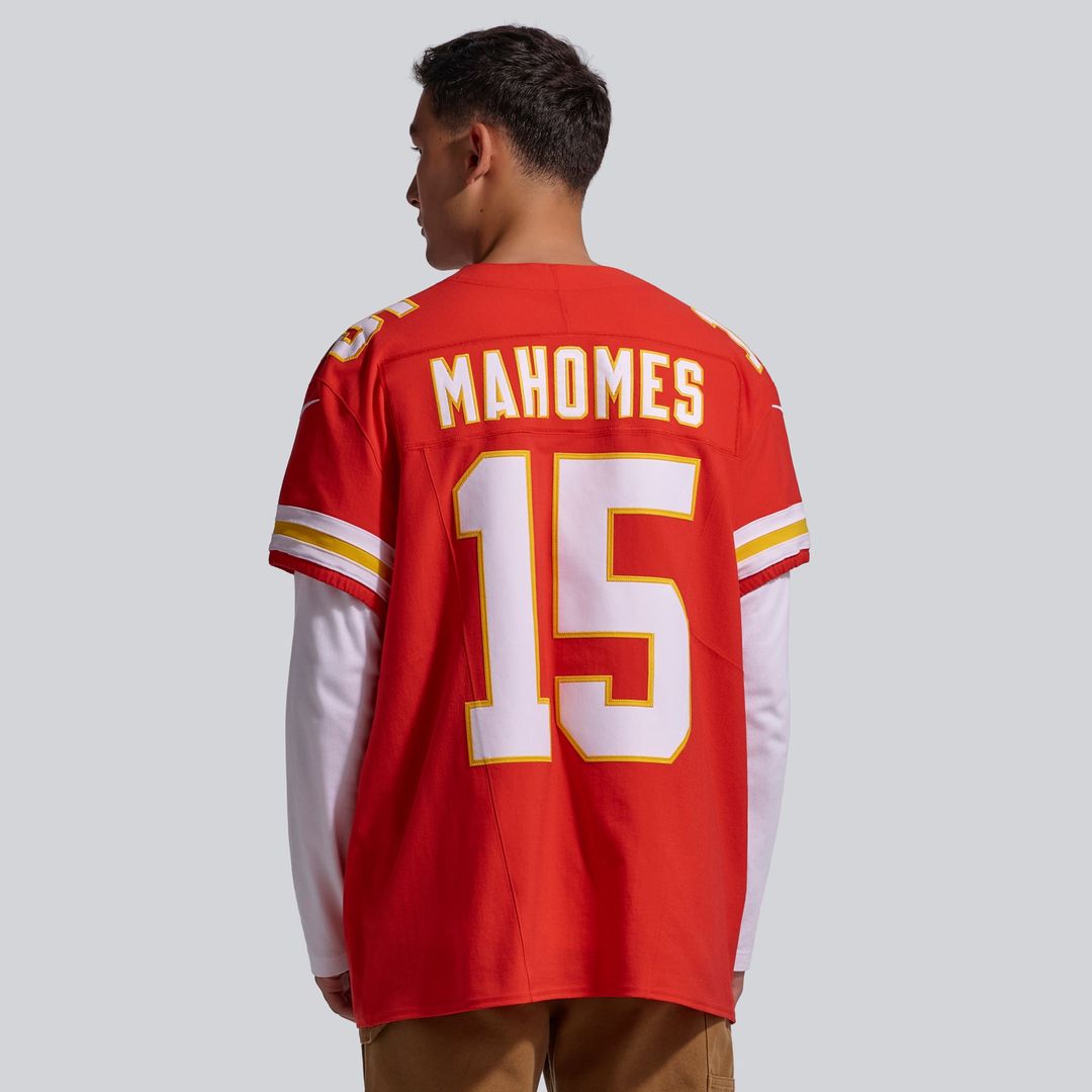 Kansas City Chiefs Patrick Mahomes Red Team Vapor F.U.S.E. Elite Jersey | NFL Football Jersey