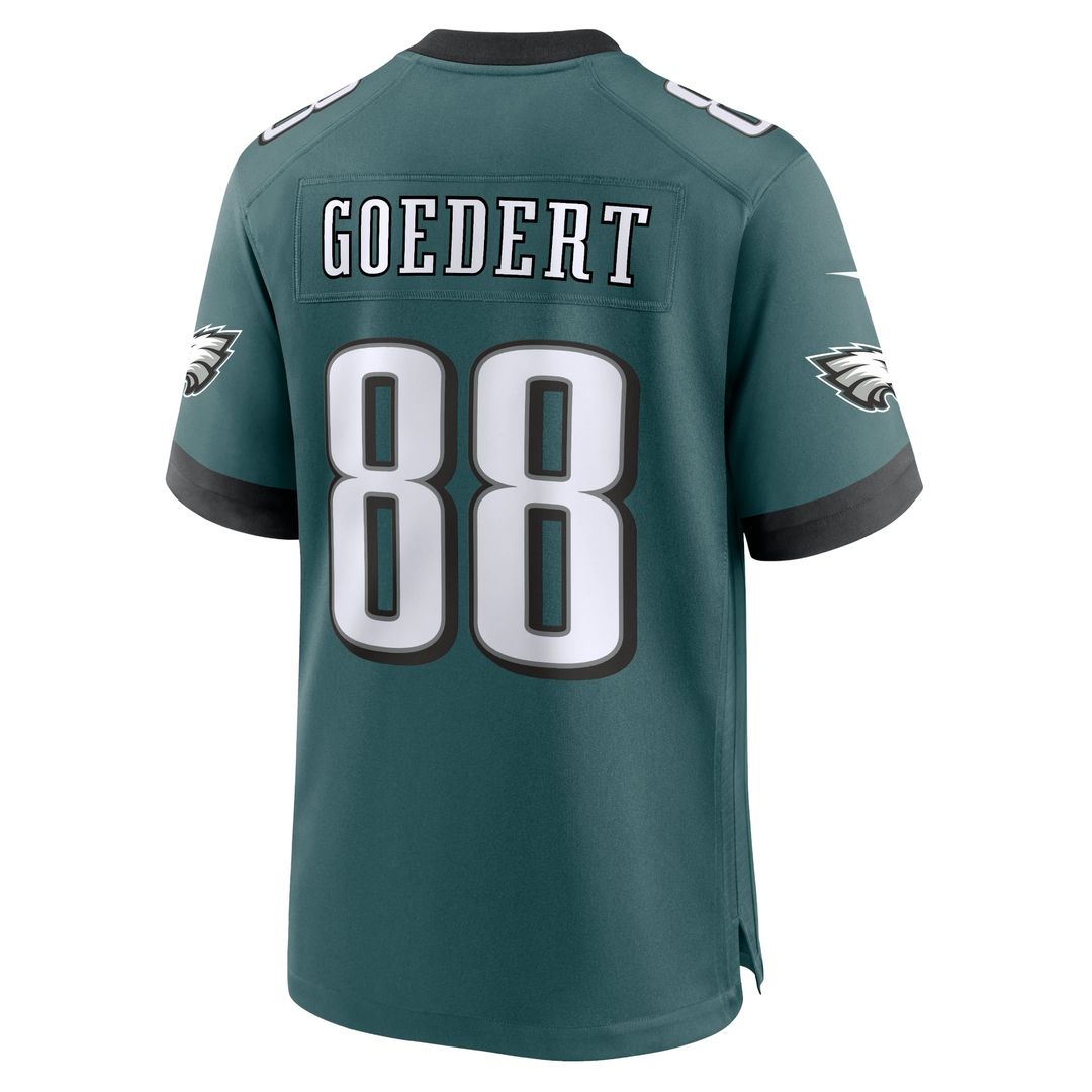 Philadelphia Eagles Dallas Goedert Midnight Green Team Game Jersey | NFL Football Jersey