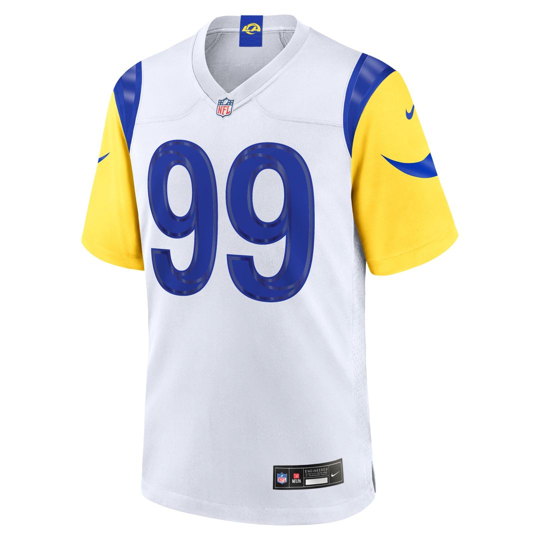 Los Angeles Rams Aaron Donald Royal Game Jersey | NFL Football Jersey