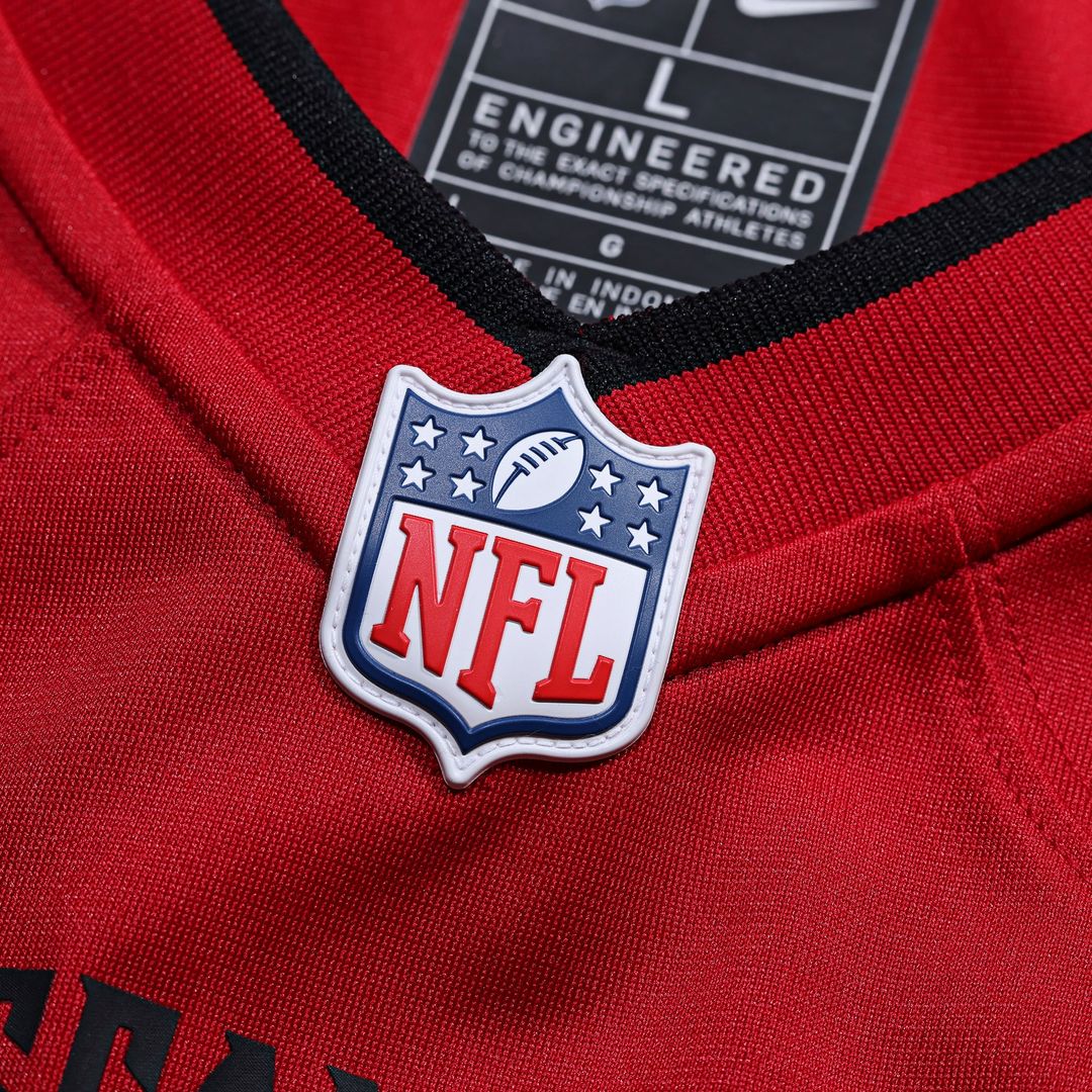 Tampa Bay Buccaneers Derrick Brooks Red Retired Player Game Jersey | NFL Football Jersey