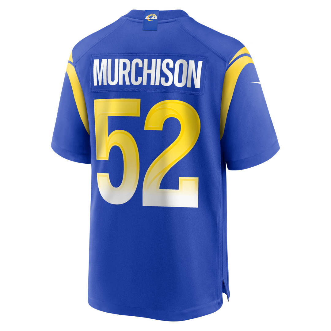 Los Angeles Rams Larrell Murchison Royal Team Game Jersey | NFL Football Jersey