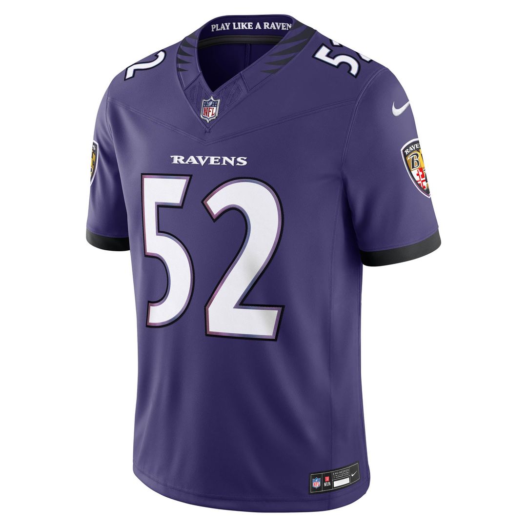 Baltimore Ravens Ray Lewis Black Alternate Vapor F.U.S.E. Stitched Retired Player Limited Jersey | NFL Football Jersey