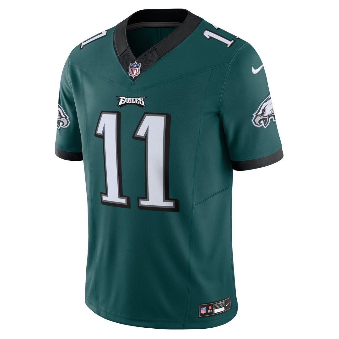 Philadelphia Eagles A.J. Brown Green Vapor F.U.S.E. Limited Jersey | NFL Football Jersey