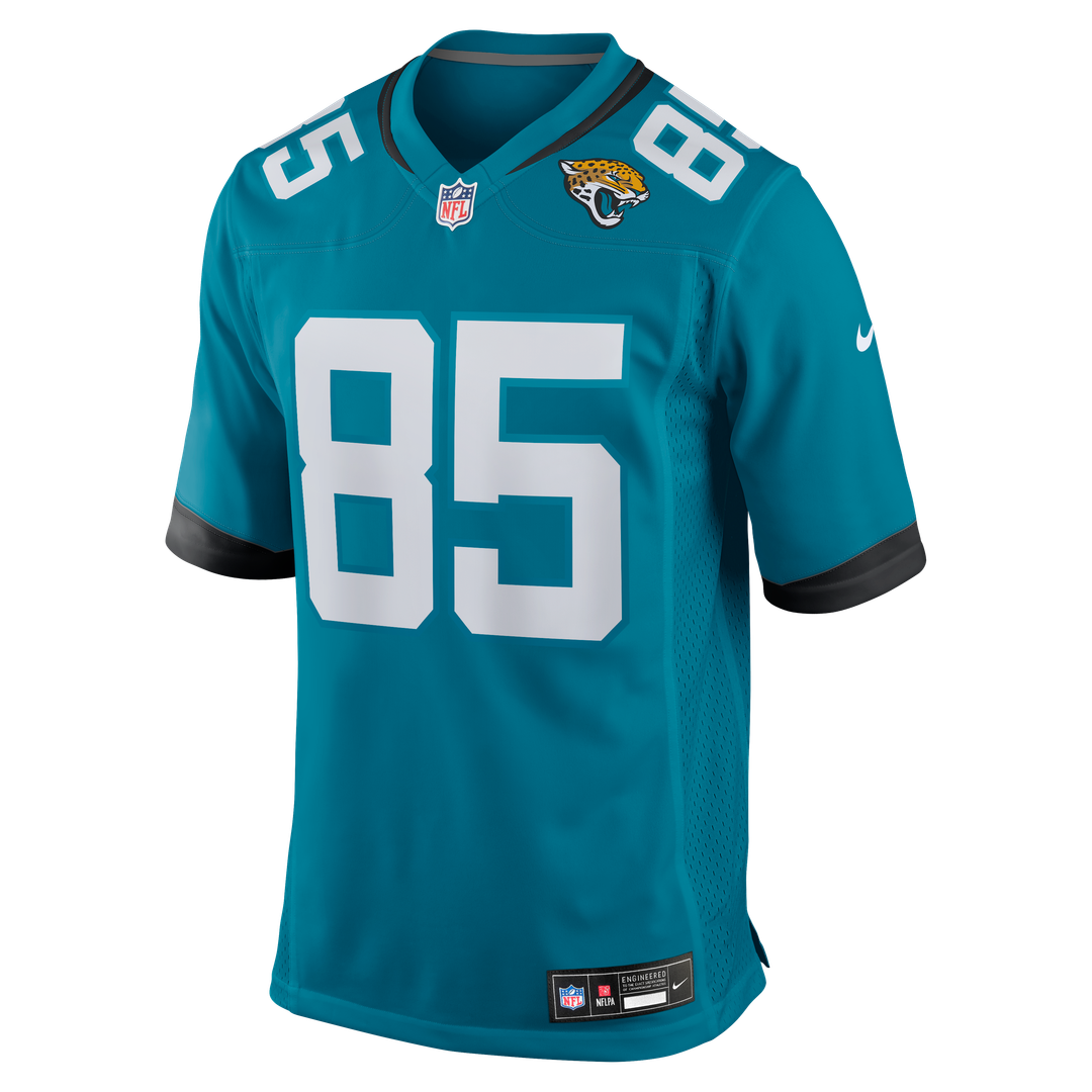 Jacksonville Jaguars Brenton Strange Teal Team Game Jersey | NFL Football Jersey