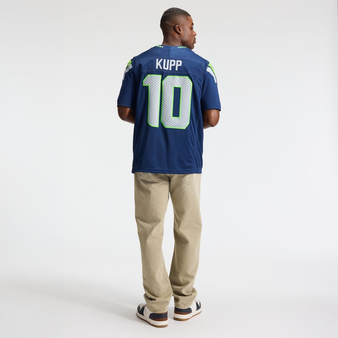 Seattle Seahawks Cooper Kupp College Navy Team Vapor F.U.S.E. Stitched Limited Jersey | NFL Football Jersey