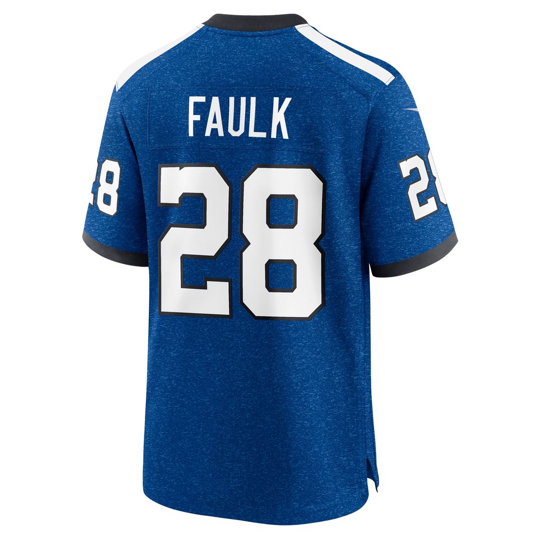 Indianapolis Colts Marshall Faulk Blue Retired Player Alternate Game Jersey | NFL Football Jersey