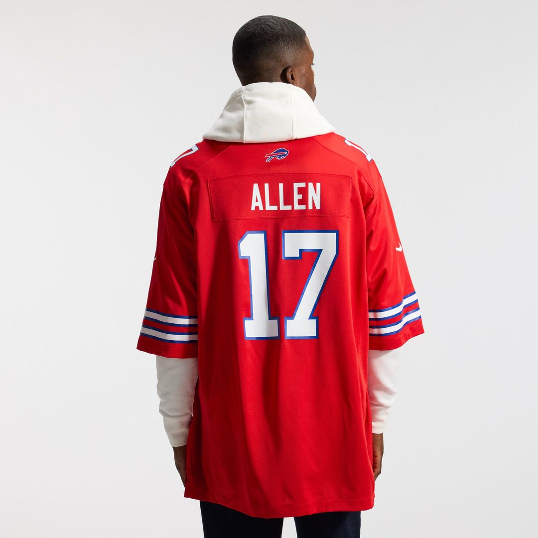 Buffalo Bills Josh Allen Gray Nickel City Game Jersey | NFL Football Jersey