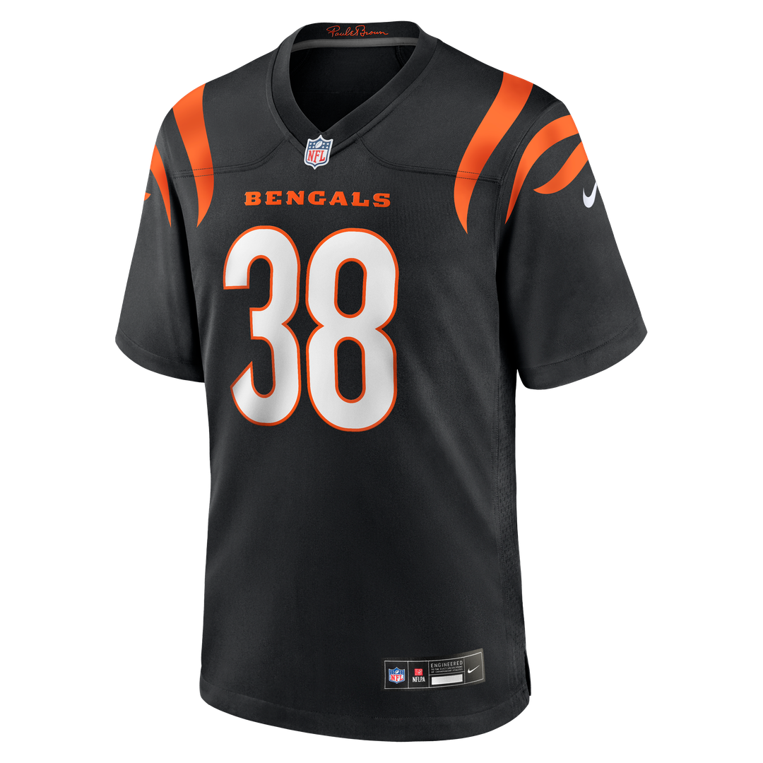 Cincinnati Bengals DJ Ivey Black Team Game Jersey | NFL Football Jersey