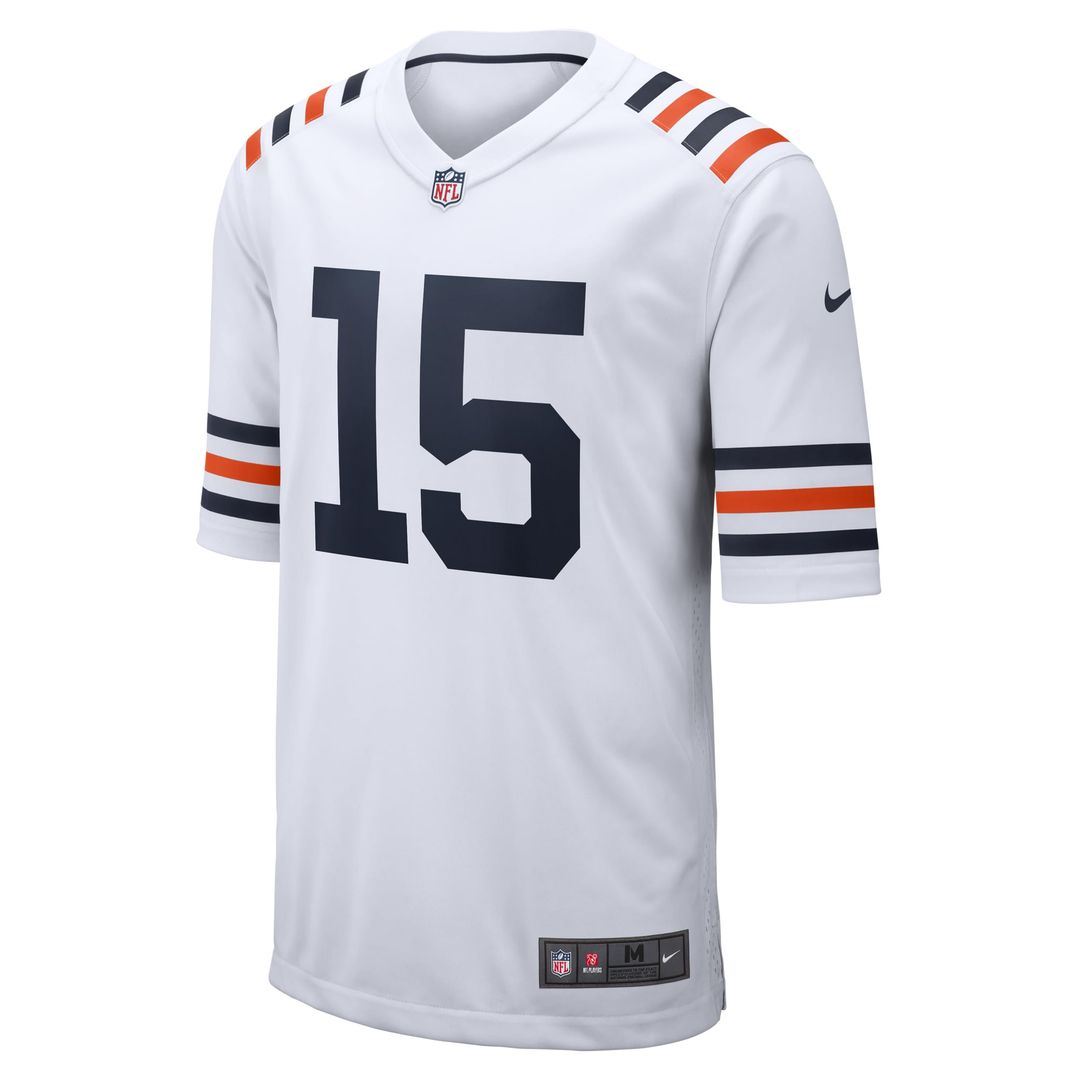 Chicago Bears Rome Odunze White Alternate Game Jersey | NFL Football Jersey