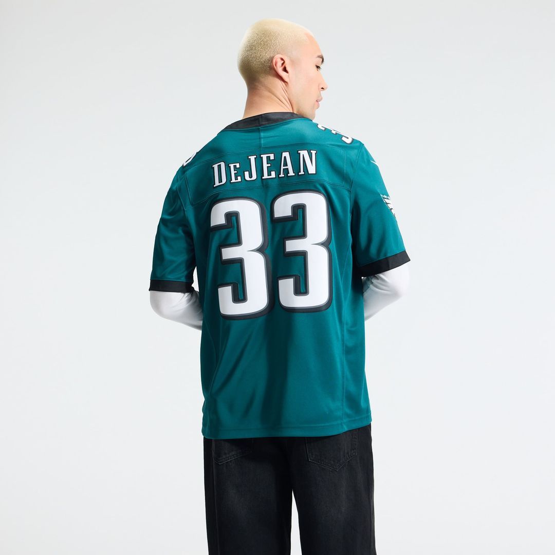 Philadelphia Eagles Cooper DeJean Midnight Green Team Vapor F.U.S.E. Stitched Limited Jersey | NFL Football Jersey