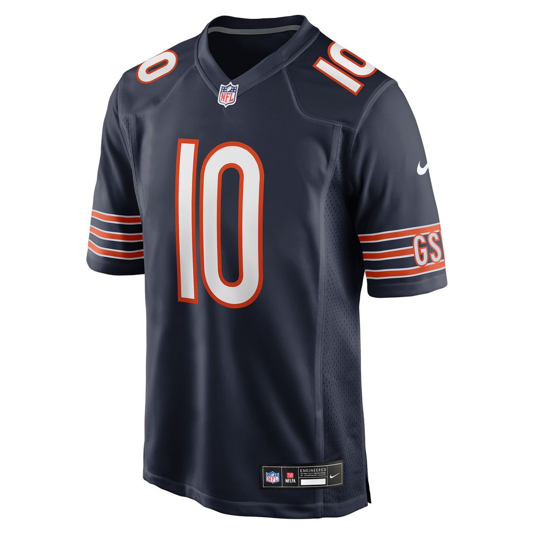 Chicago Bears Luther Burden III Navy Team Game Jersey | NFL Football Jersey