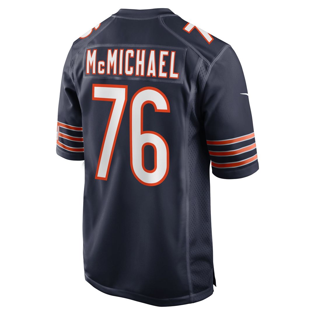 Chicago Bears Steve McMichael Navy Retired Player Game Jersey | NFL Football Jersey