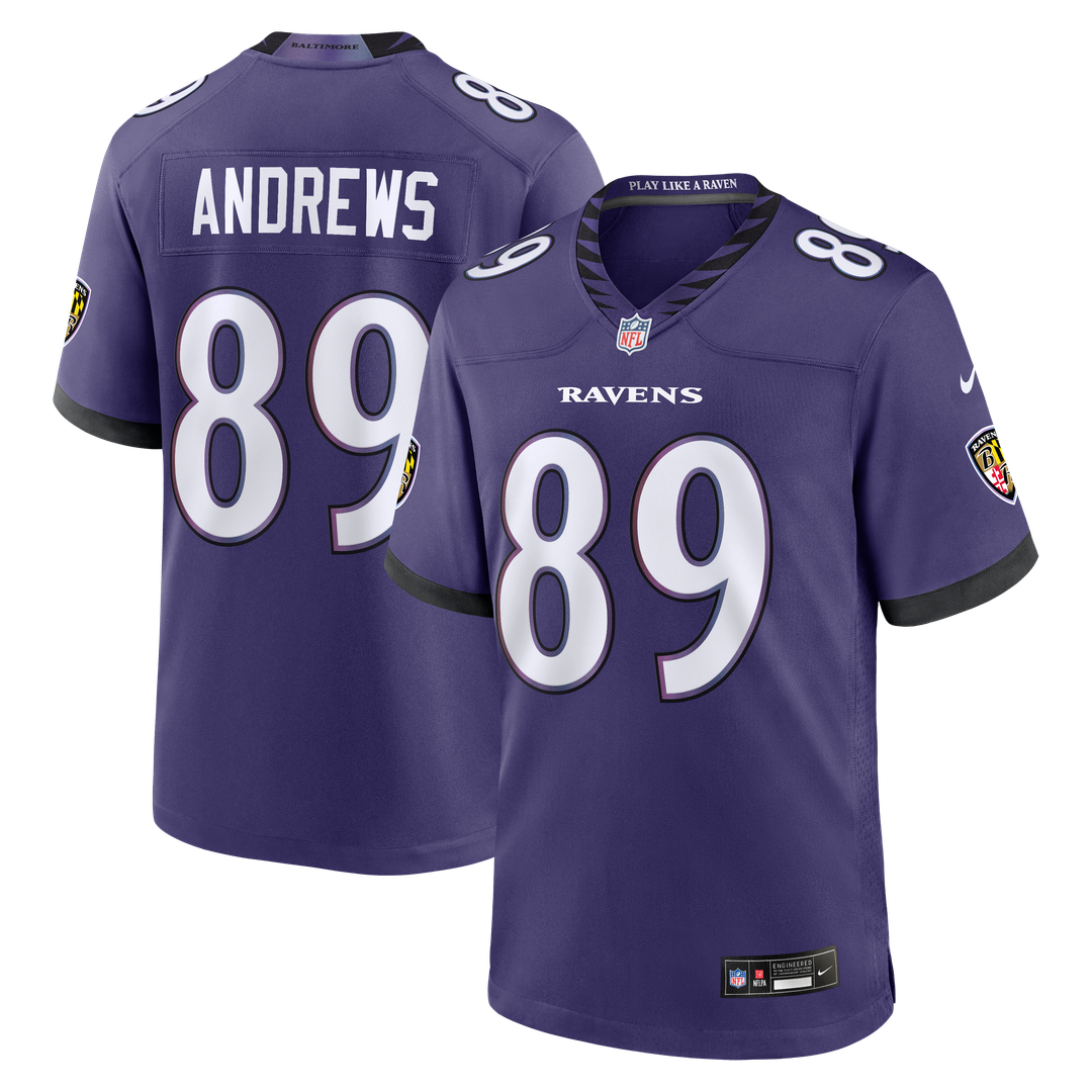 Baltimore Ravens Mark Andrews Black Alternate Game Jersey | NFL Football Jersey