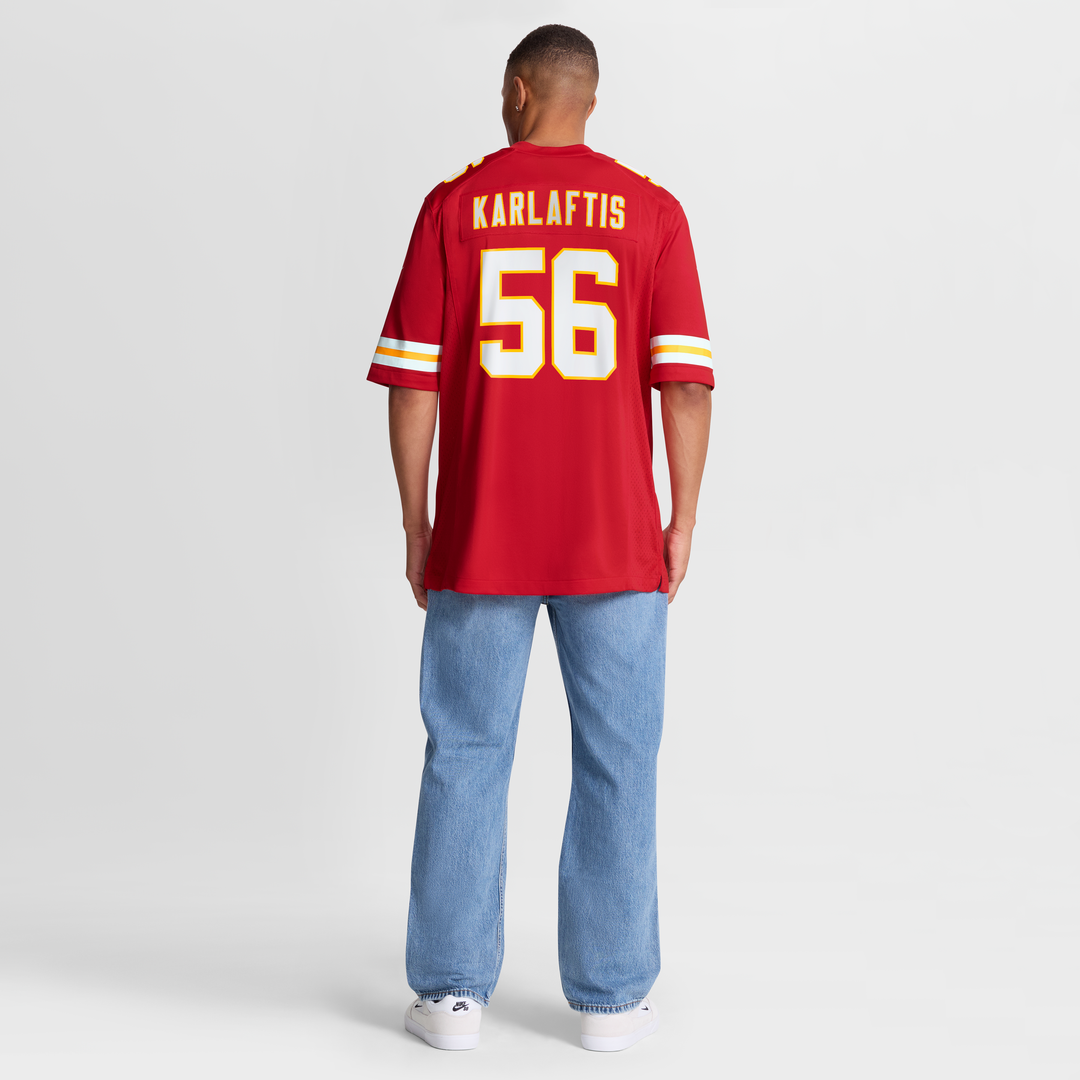 Kansas City Chiefs George Karlaftis Red Player Game Jersey | NFL Football Jersey