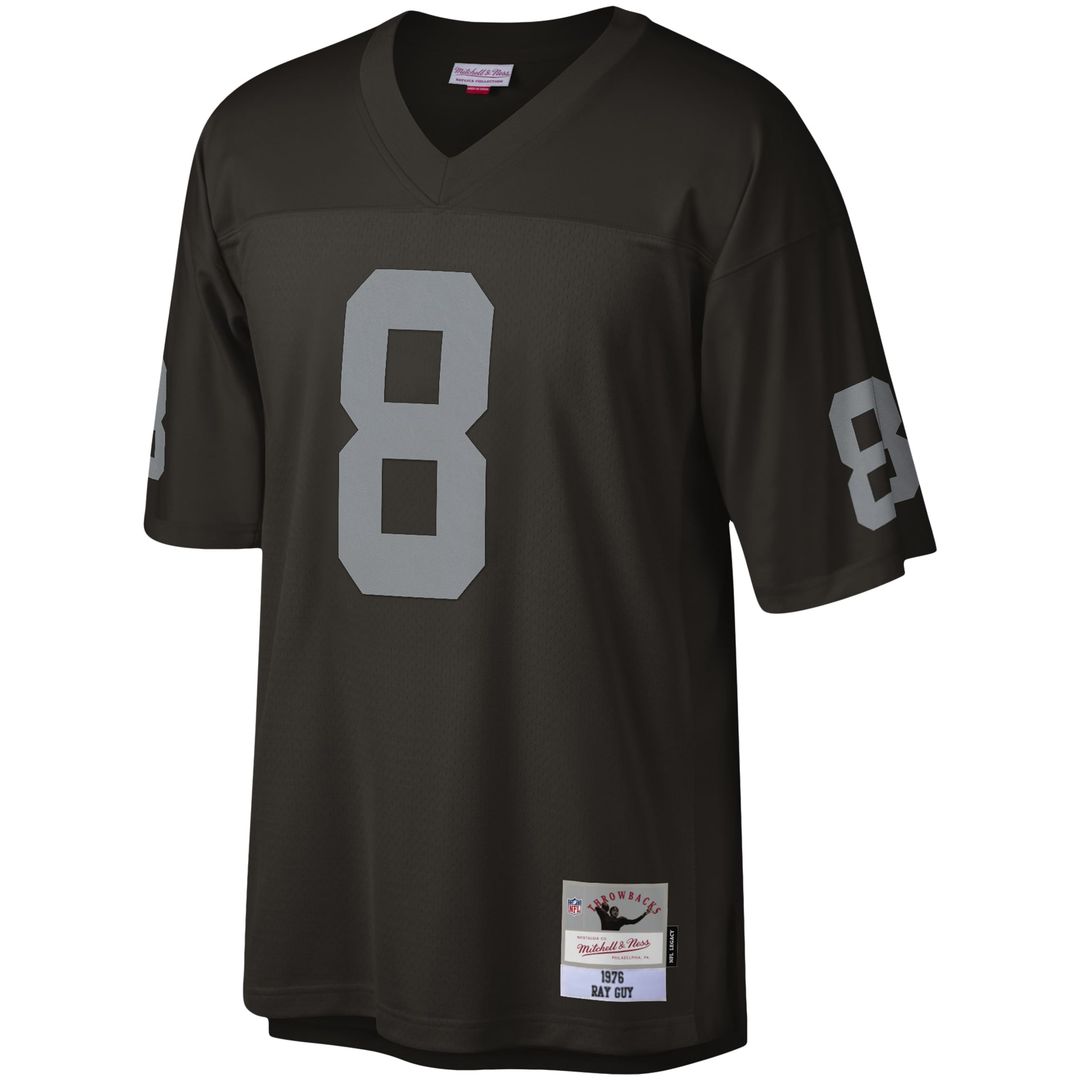 Las Vegas Raiders Ray Guy Black Legacy Replica Jersey | NFL Football Jersey