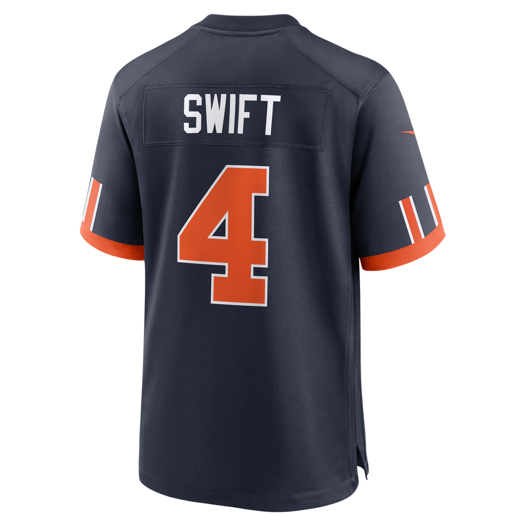 Chicago Bears D'Andre Swift Navy 2026 Rivalries Collection Game Jersey | NFL Football Jersey