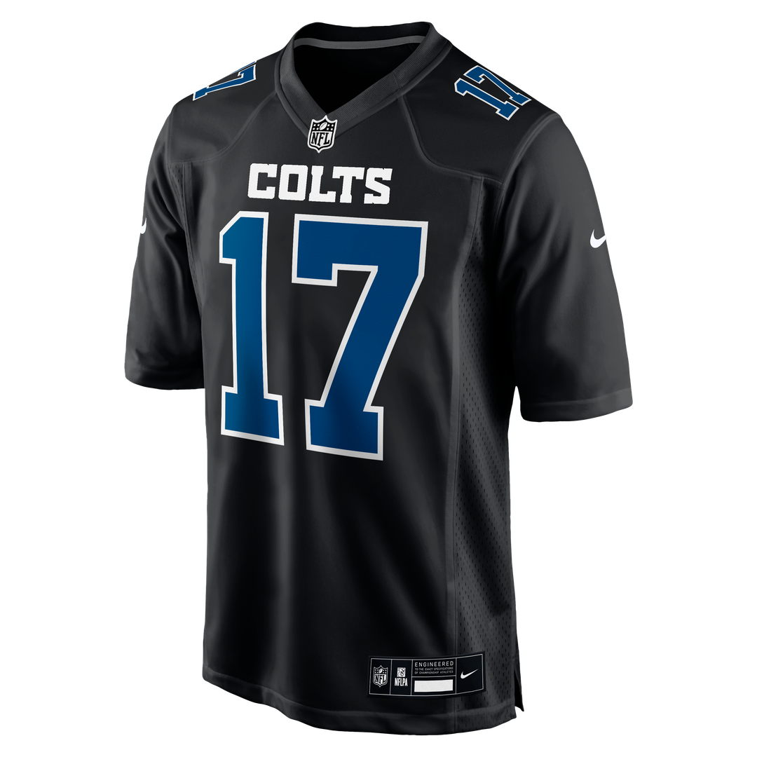 Indianapolis Colts Daniel Jones Carbon Black Fashion Game Jersey | NFL Football Jersey