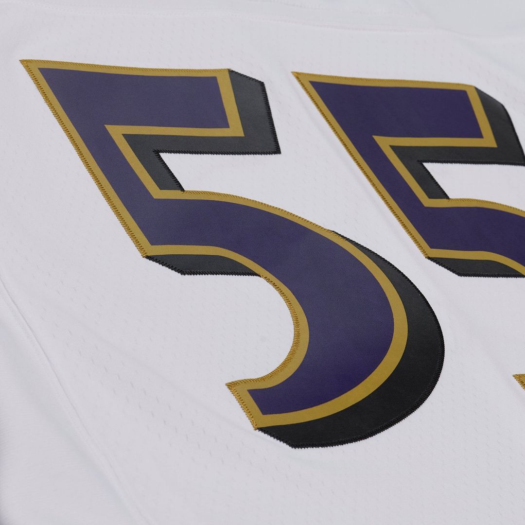 Baltimore Ravens Terrell Suggs White 2003 Legacy Replica Player Jersey | NFL Football Jersey