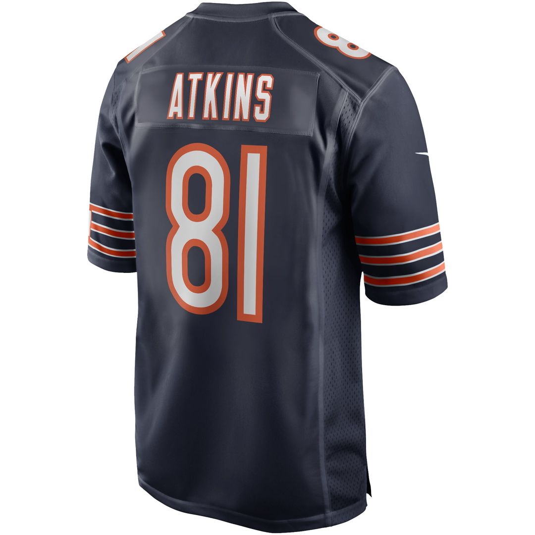 Chicago Bears Doug Atkins Navy Game Retired Player Jersey | NFL Football Jersey