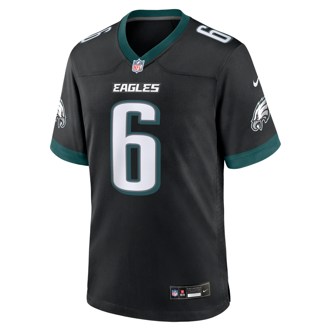 Philadelphia Eagles DeVonta Smith Midnight Green Team Game Jersey | NFL Football Jersey