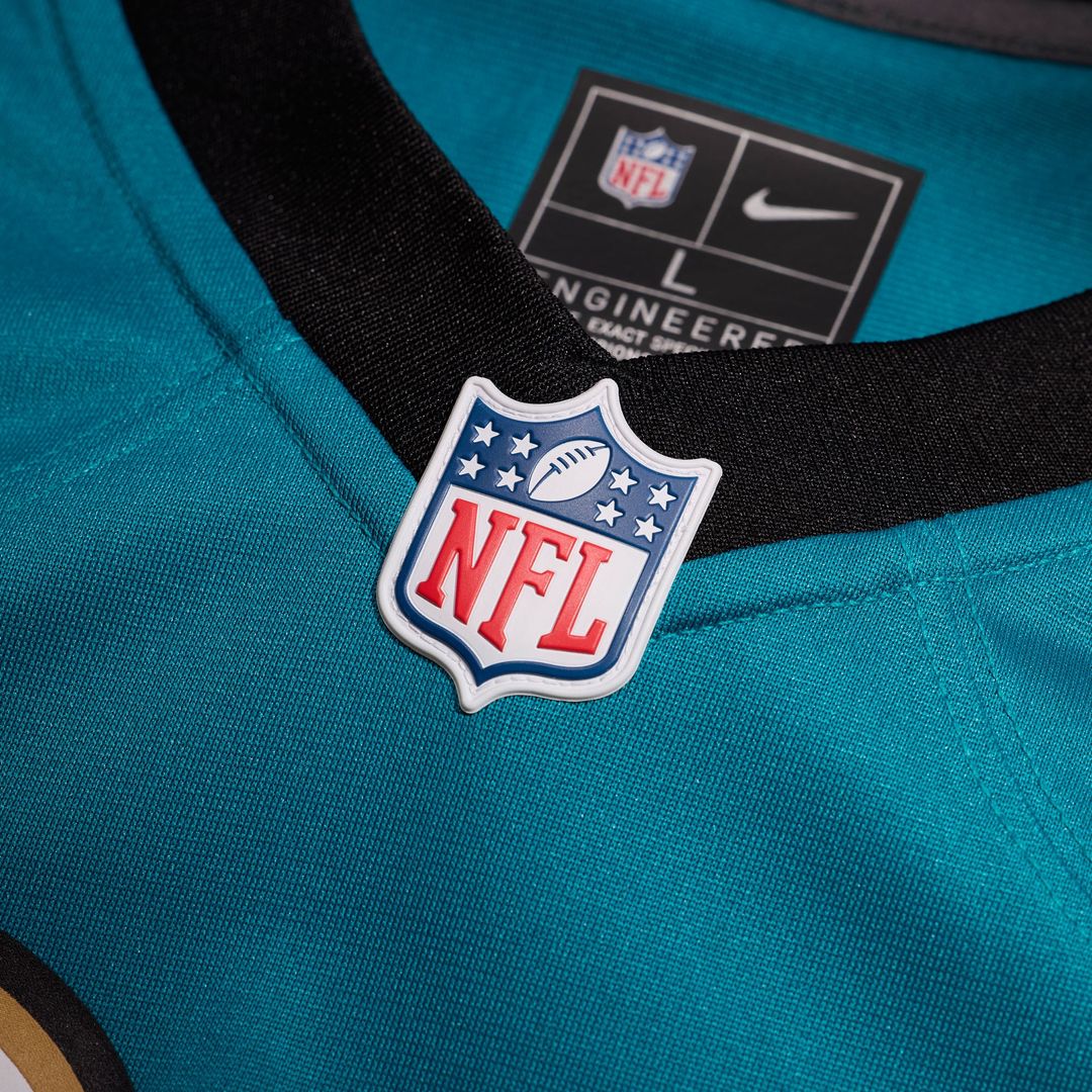 Jacksonville Jaguars Jimmy Smith Teal Retired Player Alternate Game Jersey | NFL Football Jersey