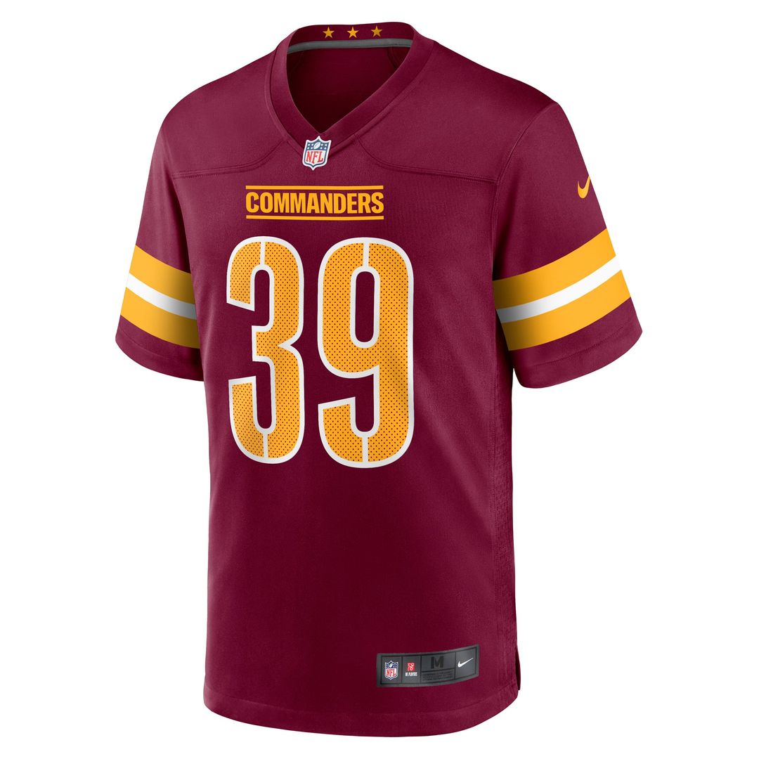 Washington Commanders Jeremy Reaves Burgundy Game Jersey | NFL Football Jersey