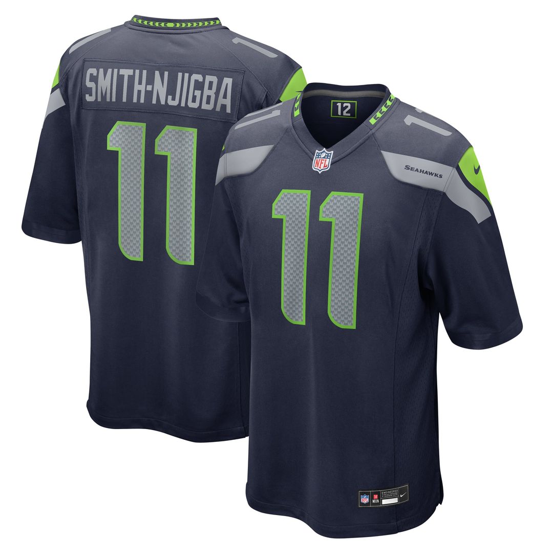Seattle Seahawks Jaxon Smith-Njigba White Game Jersey | NFL Football Jersey