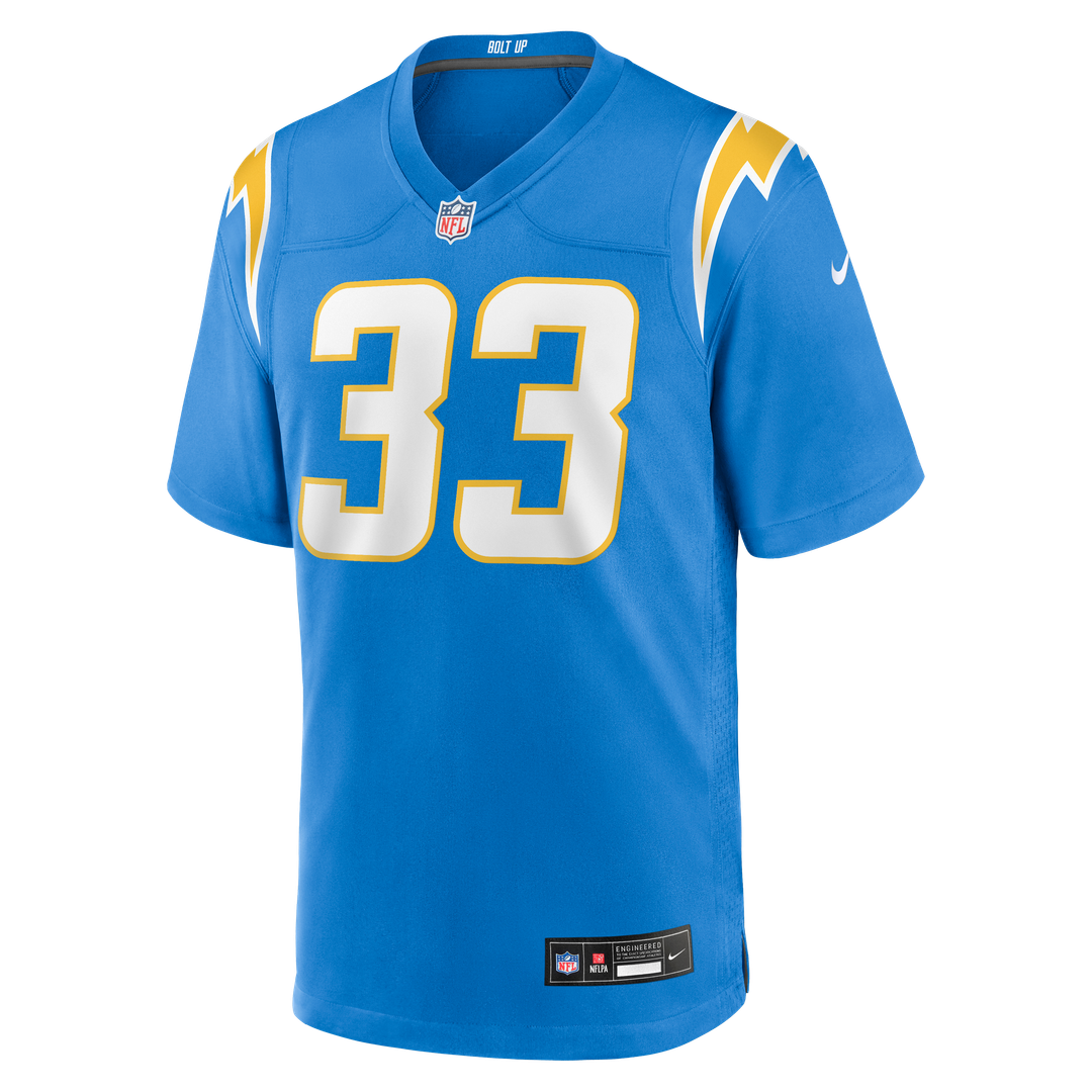 Los Angeles Chargers Deane Leonard Powder Blue Game Player Jersey | NFL Football Jersey