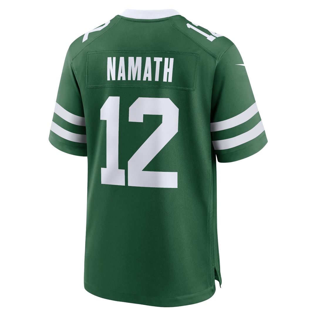 New York Jets Joe Namath White Classic Alternate Retired Player Game Jersey | NFL Football Jersey